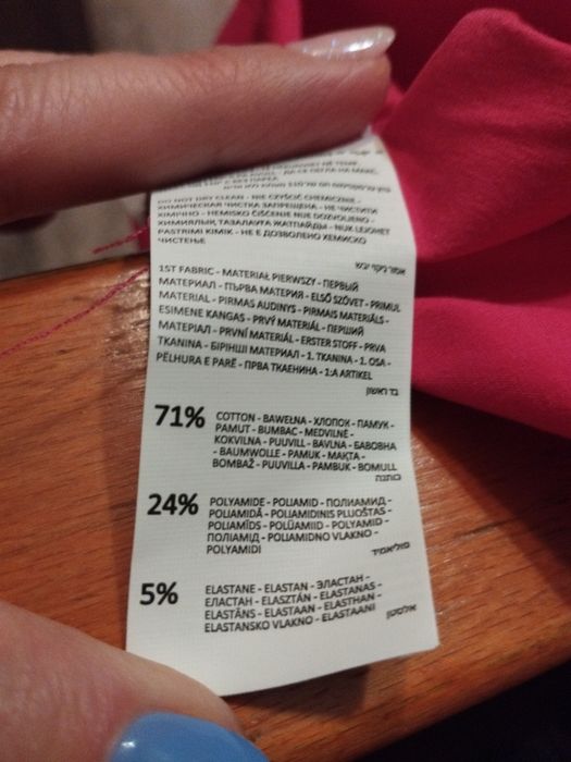 Sukienka Reserved ciemny róż pink  XL