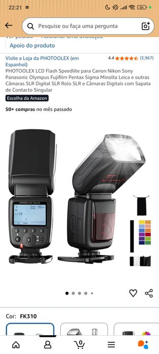 PHOTOOLEX LCD Flash Speedlite