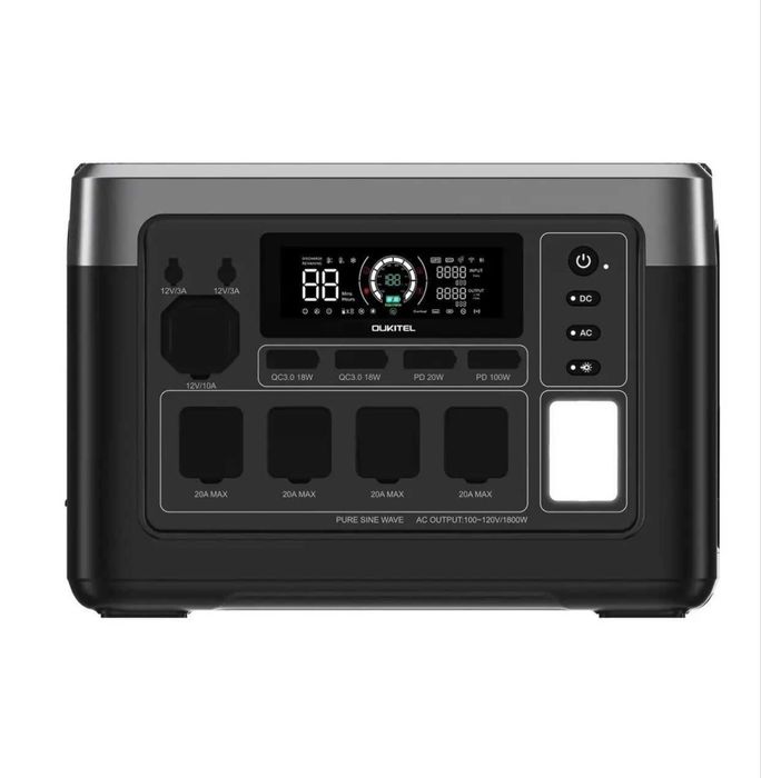 Зарядна станція Oukitel P1000E Plus (1800W / 1024Wh) | LiFePO4
