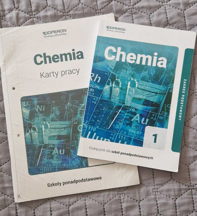 Chemia 1 Operon + Karty Pracy | Klasa 1 LO/Technikum | Zakres podstawowy