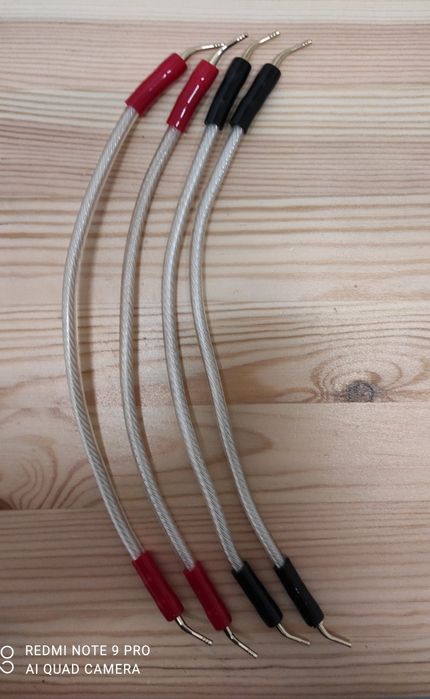 Zworki głośnikowe wire world carnival silver plus  4x0.25m, ze srebrem