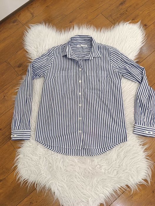 Koszula damska paski  Sinsay XXS bawełna oversize casual