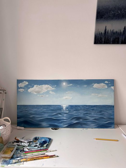 Oil Painting of the Sea