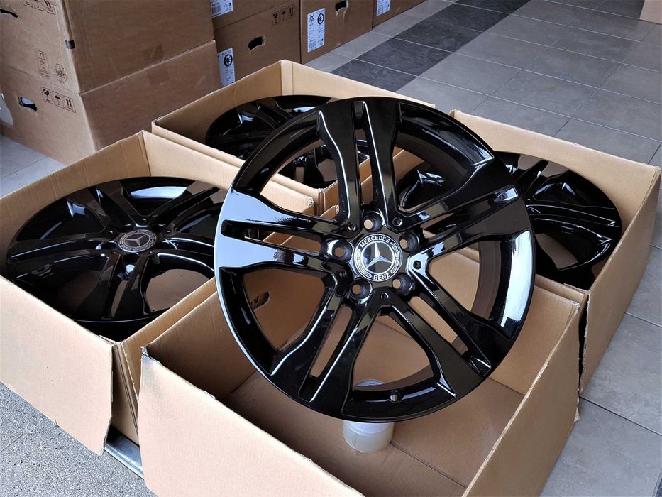 Alufelgi 18 Mercedes A B C CLA GLA ML V Vito Czarne ! 5x112 604#