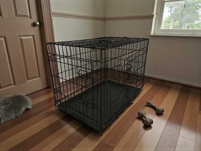 Klatka kennelowa dla Psa NOWA L 78cm kojec dla kota transporter