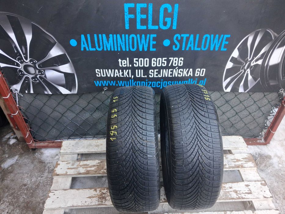 2x opony wielosezonowe 195/55 R16 Dębica Gwarancja Montaż