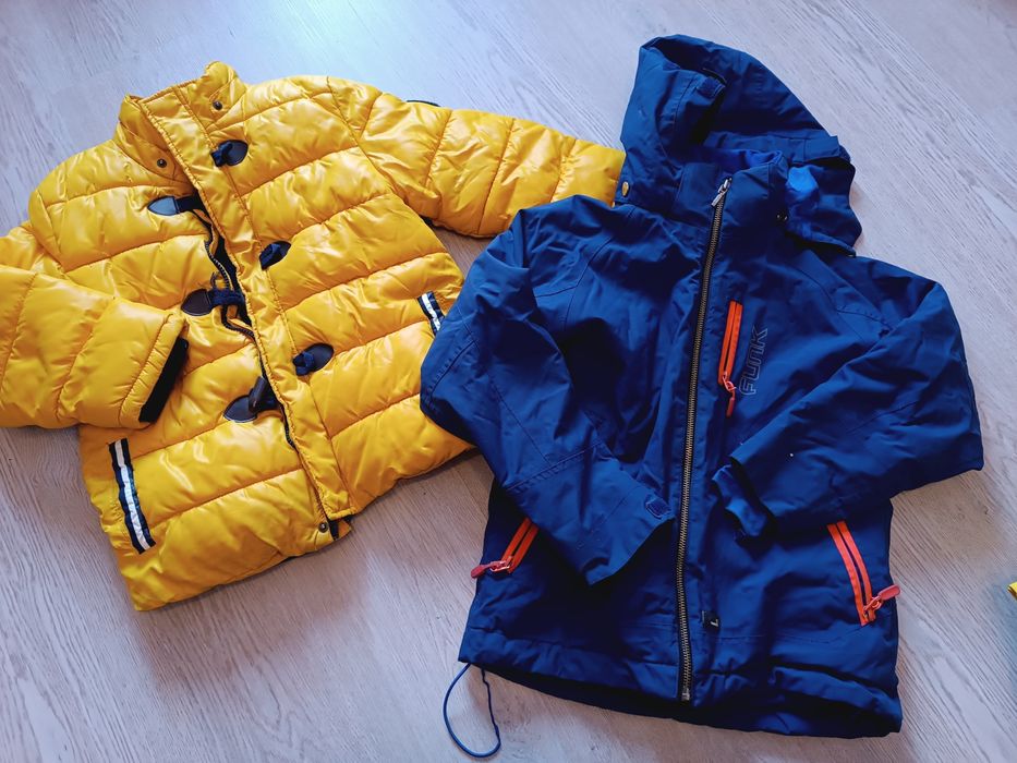 Zestaw 2 kurtek zimowych r 134