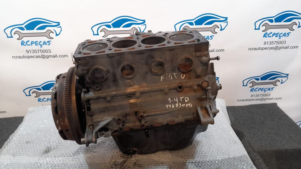 BLOCO ARMADO MOTOR 146B3000 1258394 FIAT UNO 146 1.4D 146B3000 1258394