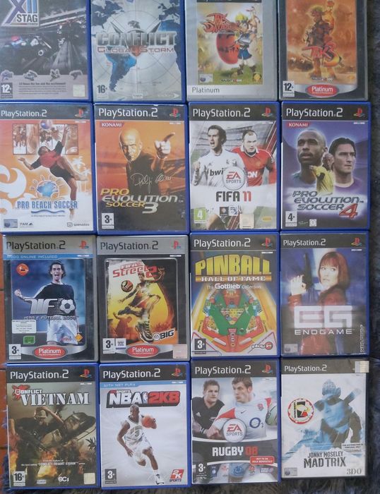 Ps2 vários jogos.