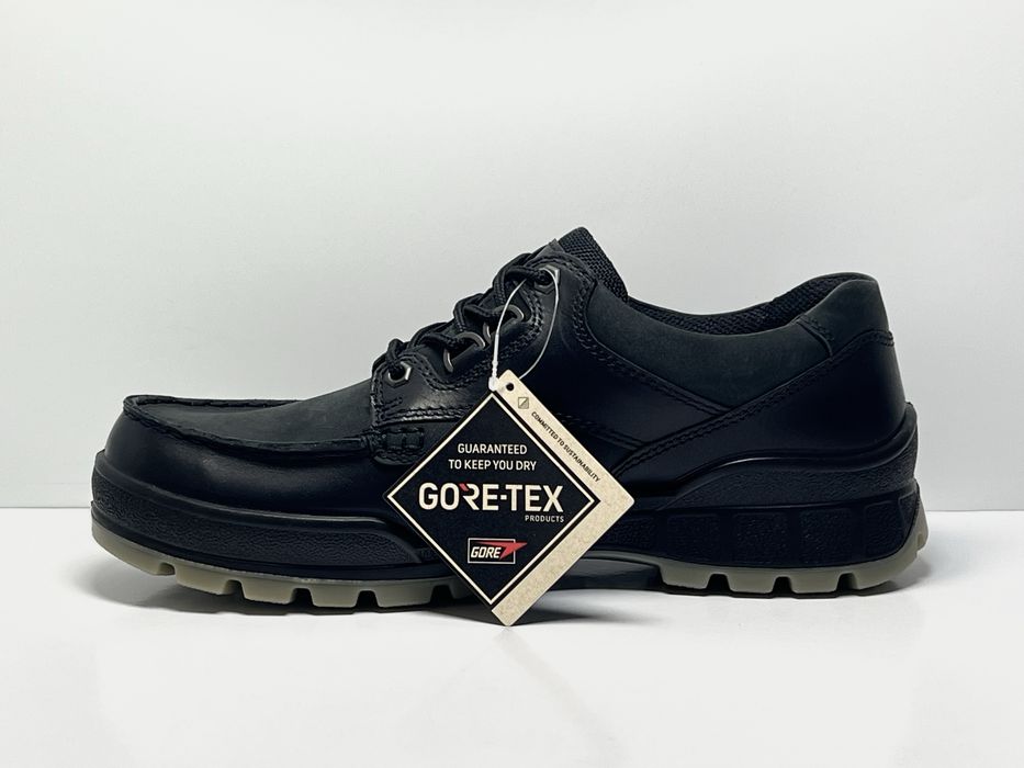 41-26см ОРИГІНАЛ 100% Туфлі ECCO TRACK Black GORE-TEX 83171451052