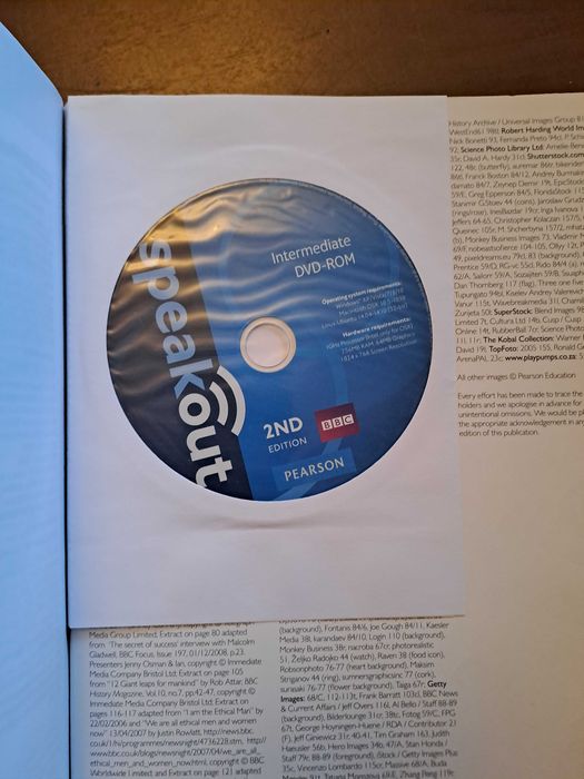Podręcznik Speakout 2nd edition,  Intermediate Students Book, Pearson