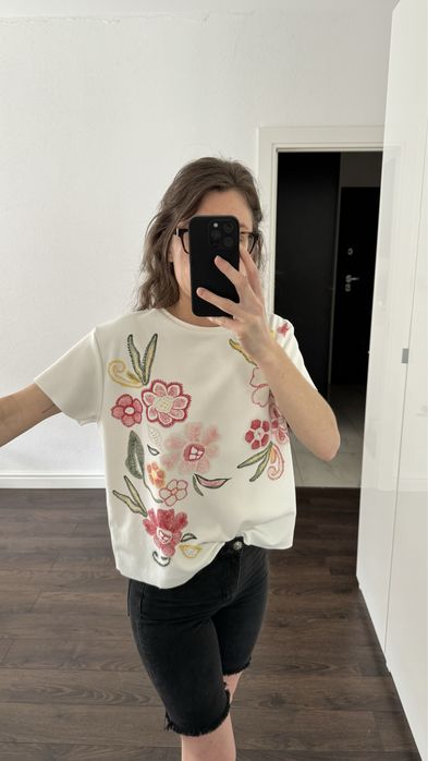 Bluzka w kwiatki ZARA