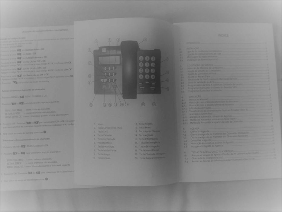 Manual de utilizador Telefone Domo SMS PTC, PT comunicações Português