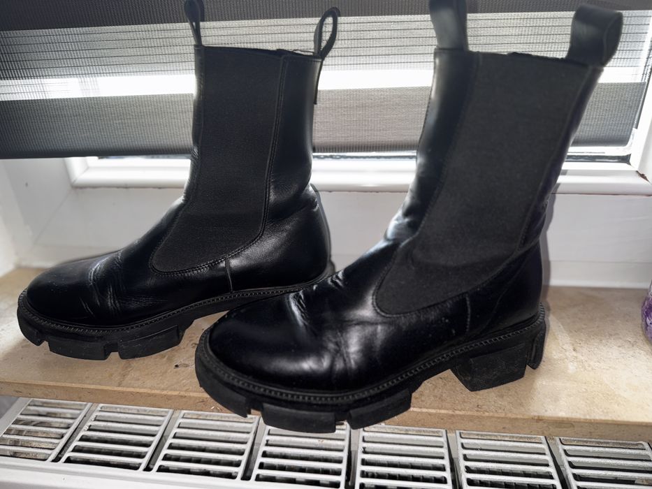 Ботинки деми (челси )женские кожа 38 р