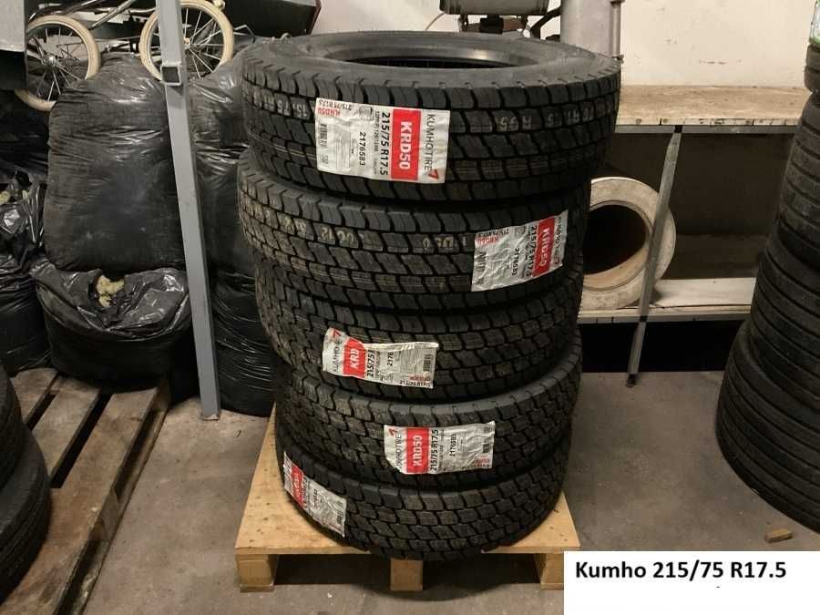 Opona Kumho KRD50 215/75R17.5 Dostępne 5 sztuk. Opony 2017 NOWE S006
