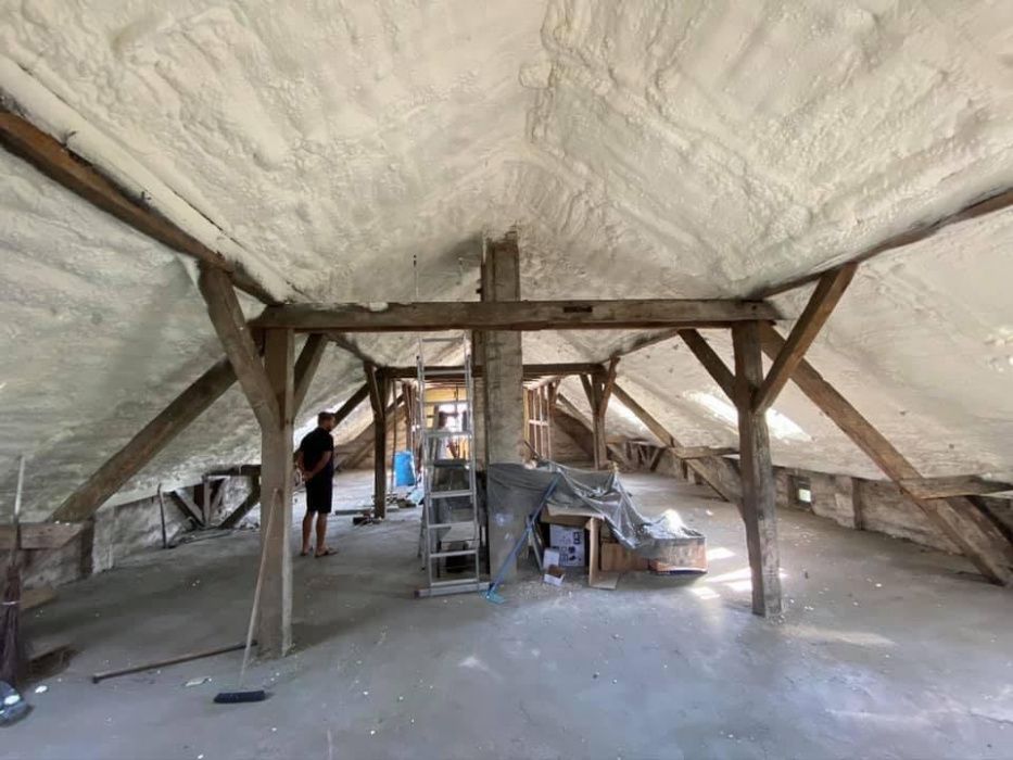 Termoizolacja pianą PUR, Ocieplenie poddaszy - NOWE NIŻSZE CENY !!!