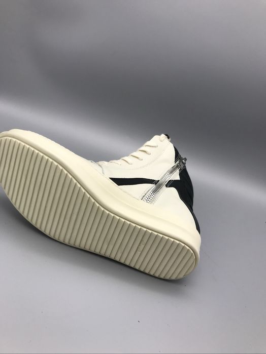 Кросівки Rick Owens Geobasket White/Black/size 37-45/Преміум якість!