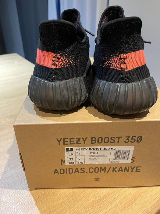 adidas Yeezy boost 350 v2 core black red 44.