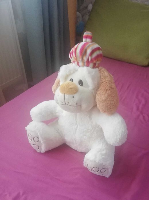 Maskotka piesek bernardyn pluszak 41cm