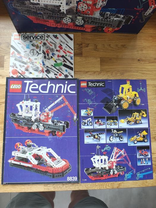 LEGO Technic 8839 Supply Ship (1992) | 100% Kompletny STAN KOLEKCJONERSKI Unikat