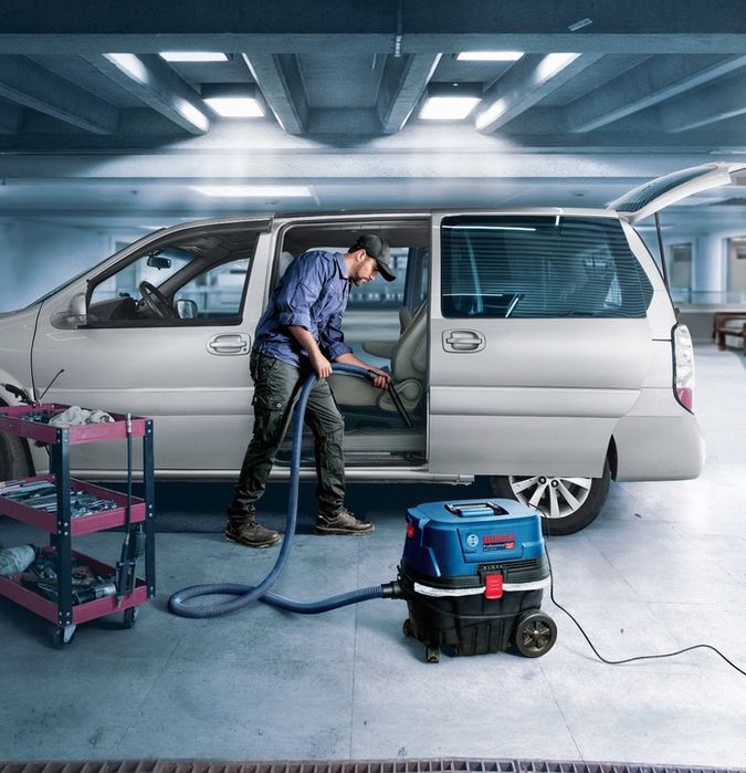 Odkurzacz Przemysłowy Bosch Gas 12-25 Pl 1250w L Praca Na Sucho I Na M