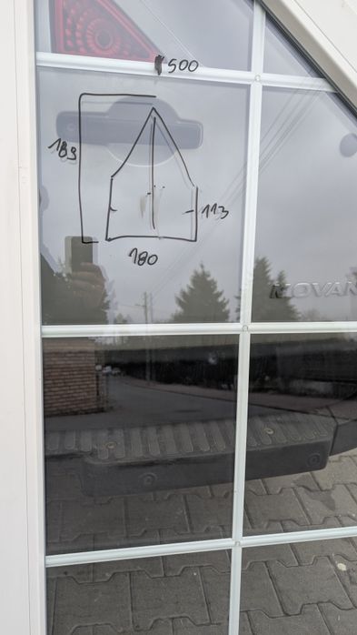 KR HAUS okno 180x189 białe używane szprosy okna drzwi POZNAŃ