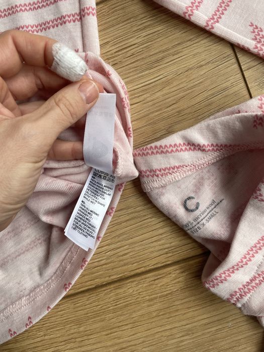 Komplet merino wełna cubus XS damski legginsy bluzka termiczny