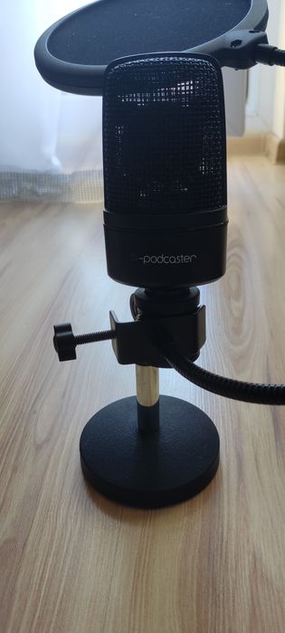 Mikrofon RELOOP SPODCASTER plus filtr