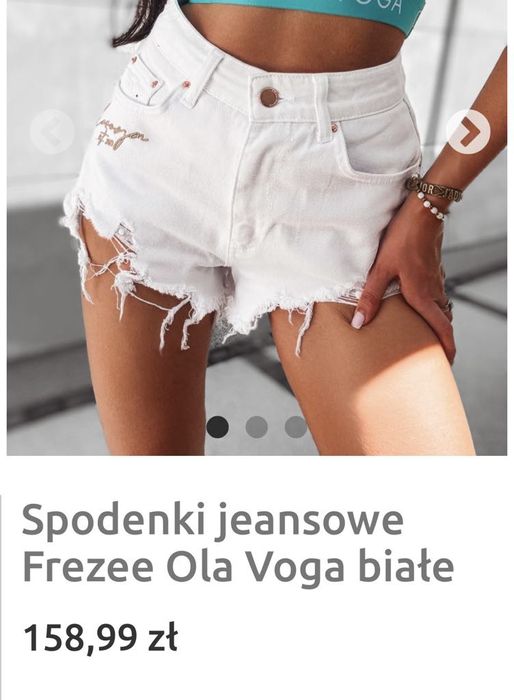 Spodenki jeansowe rozmiar M - Ola Voga