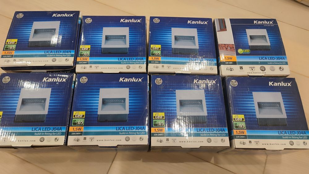 Kanlux lampy wbudowane Lica LED JO4A 8 szt