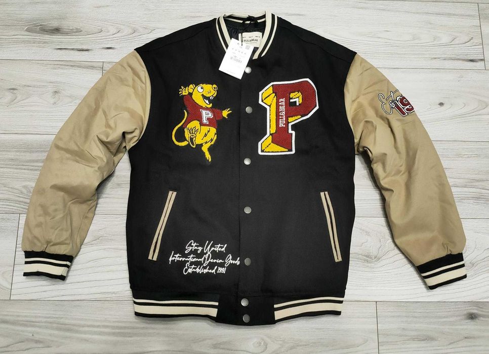 Kurtka bejsbolówka bejsbolowa Pull&Bear M-38 street wear