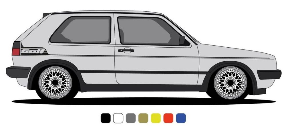 Faixas Vinil decorativas VW