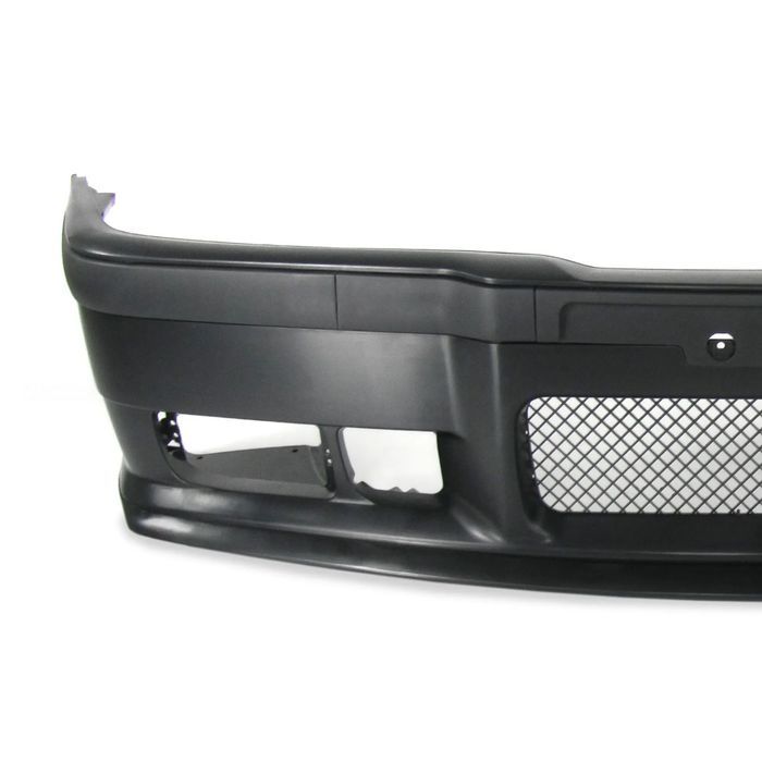 Para-choques Frontal BMW E36 2, 3, 4 portas, touring, cabrio, coupé e compact em plástico look M3 em plástico
