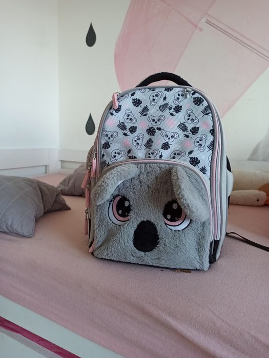 Puszysty plecak 3D dla fanów Koali wraz z piórnikiem