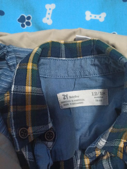 Parka e camisa 12_18 meses da marca zara