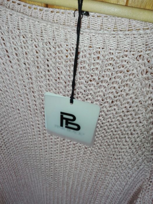 Camisola canelada rosa
