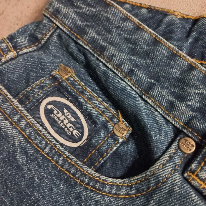 Forge jeansy męskie W36 L klasyczny krój solidny denim