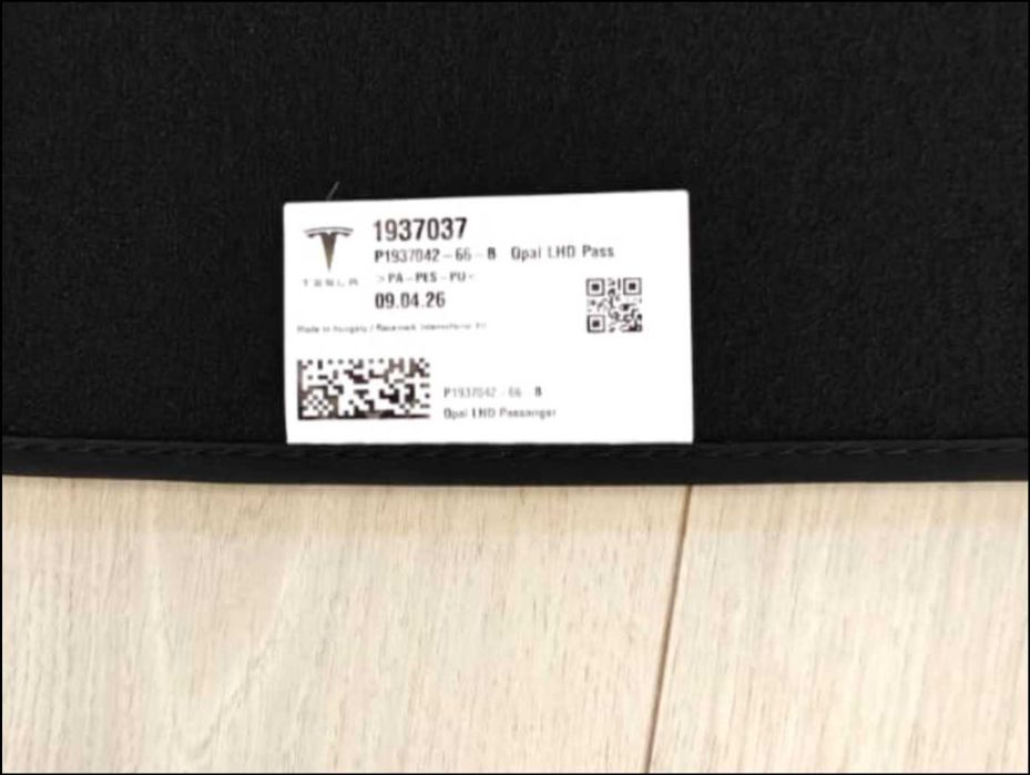 Jogo de Tapetes Tesla Model Y Juniper