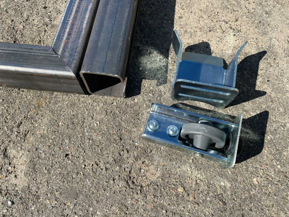 Комплект відкатні ворота GF96 власне виробництво, т-профіль, фурнітура