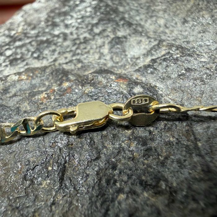 NOWY Złoty łańcuszek GUCCI - długość 55cm - waga 5.2g - próba 585