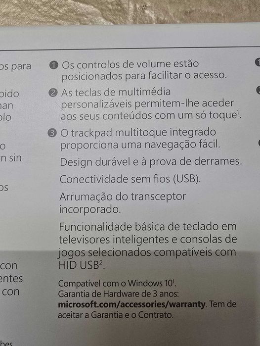 Teclado Multimédia Microsoft458255496968284163
