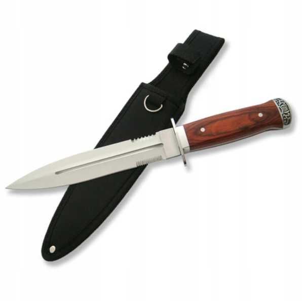 Nóż Sztylet Myśliwski BSH N-409 ⇒ Bushcraft Off-Road Rekonstrukcje