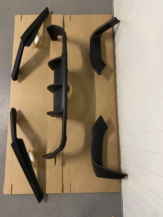 LIP SPOILER SPLITTERS DIFUSOR ABA PALA Avental LÁBIO M3 M4 F80 F82 F83 M PERFORMANCE AC SHENITZER NOVO