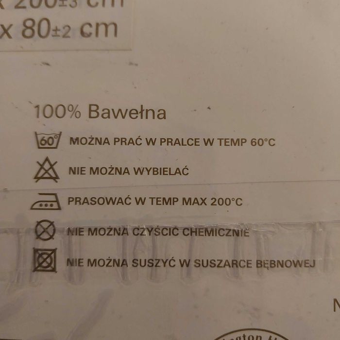 Pościel satynowa 100% Bawełna 160x200 NOWA