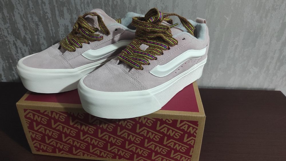 Кеды женские Vans knu stack розовые оригинал
