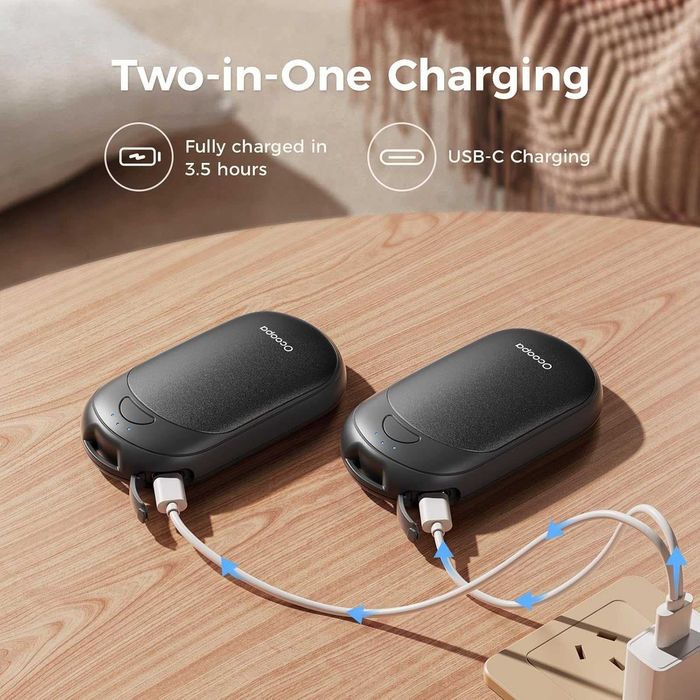 Ogrzewacz do rąk OCOOPA UT3 Lite, ładowalny, magnetyczny, 5000 mAh