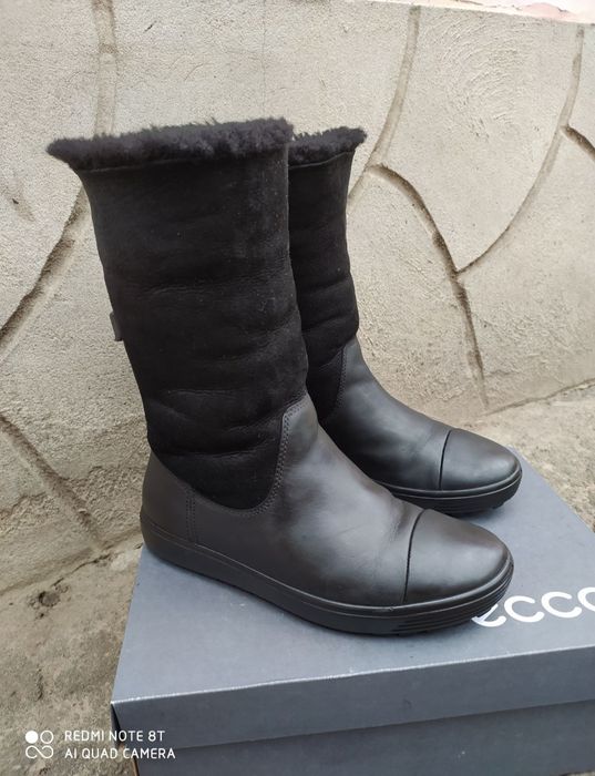 Ecco 36 чоботи на дівчинку зимові сапоги ботинки взуття ессо