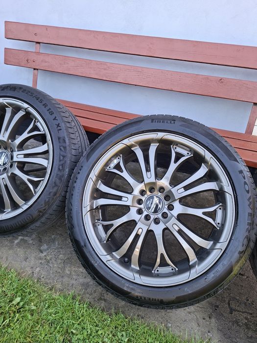 Felgi Aluminiowe z oponami Barracuda Tzunamee 225 45 18" Pirelli continental