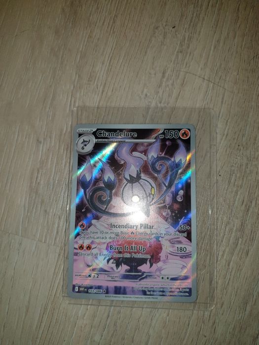 Karta pokemon chandelure