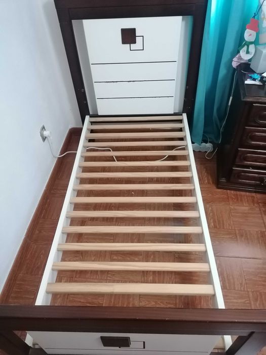 Cama evolutiva trama c/colchão (oferta de roupa de cama)